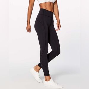 Lululemon In Movement 7/8 Tight *Everlux 25" in Black